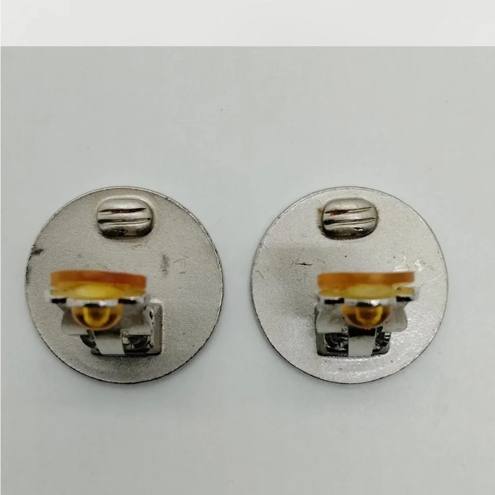 Chanel clip on Logo earrings
